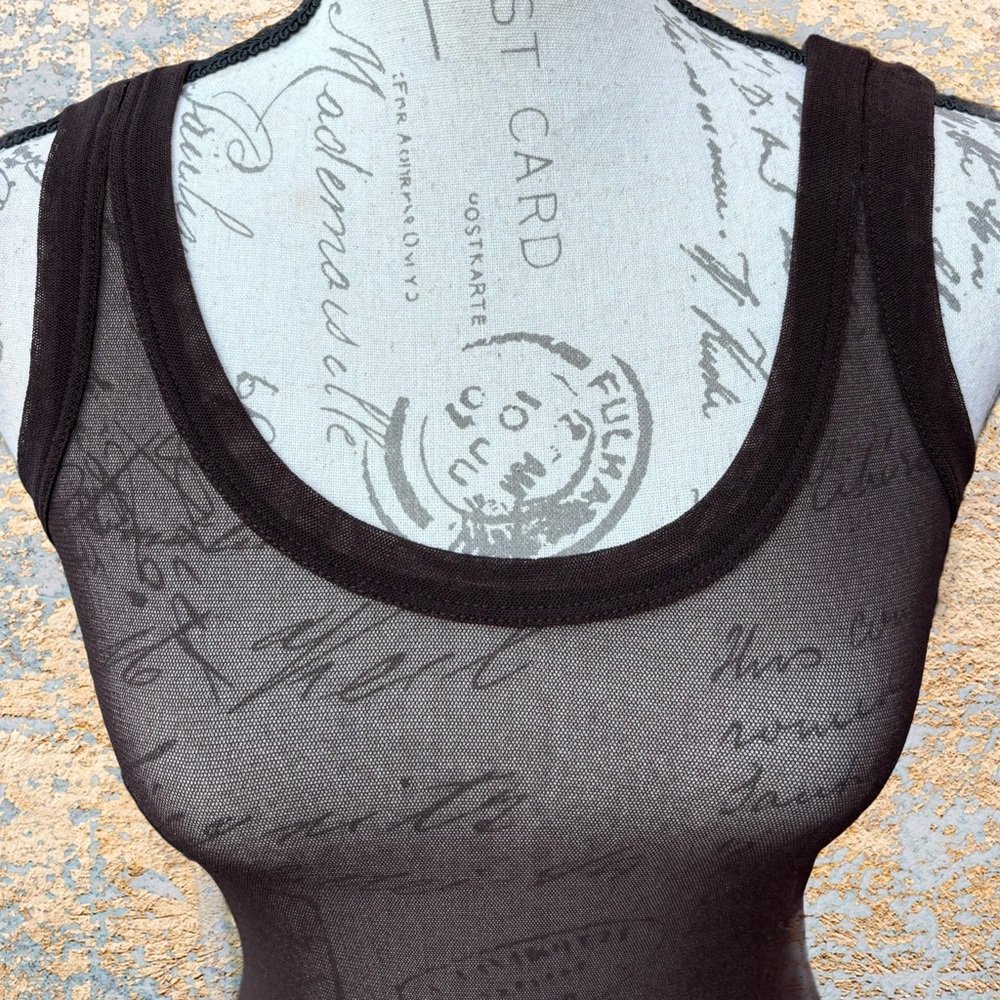 Vintage Jean-Paul Gautier Classique Sheer Tank Top
(M) Brown
Like New/Never Worn - Picture 3 of 10